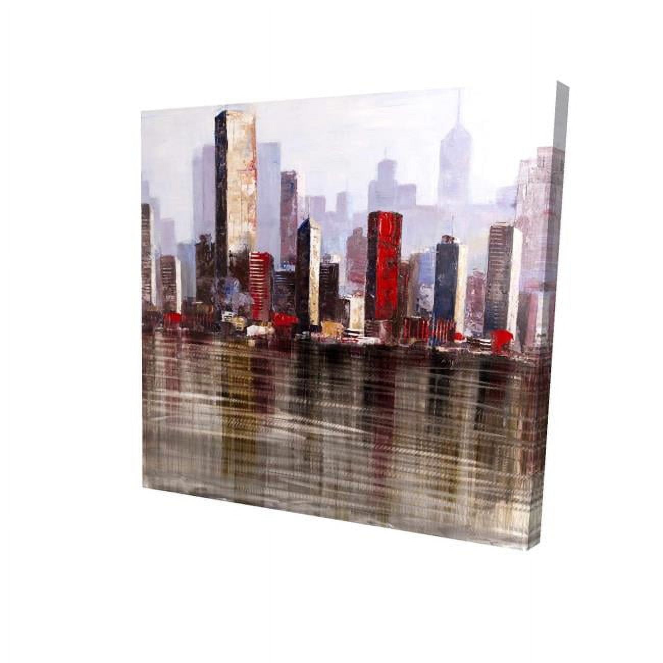 16 x 16 in. Industrial City Style-Print on Canvas