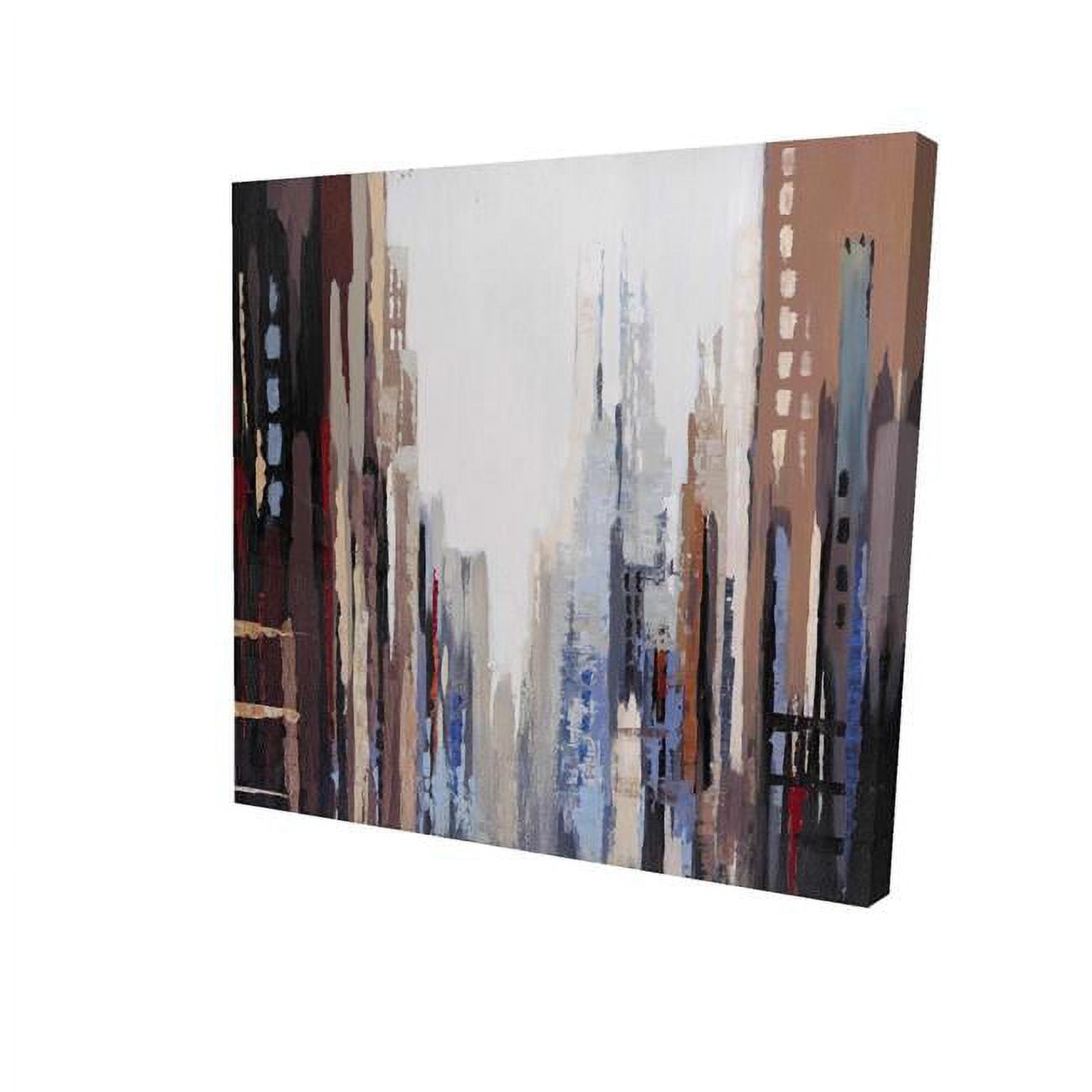 16 x 16 in. Abstract Buildings-Print on Canvas