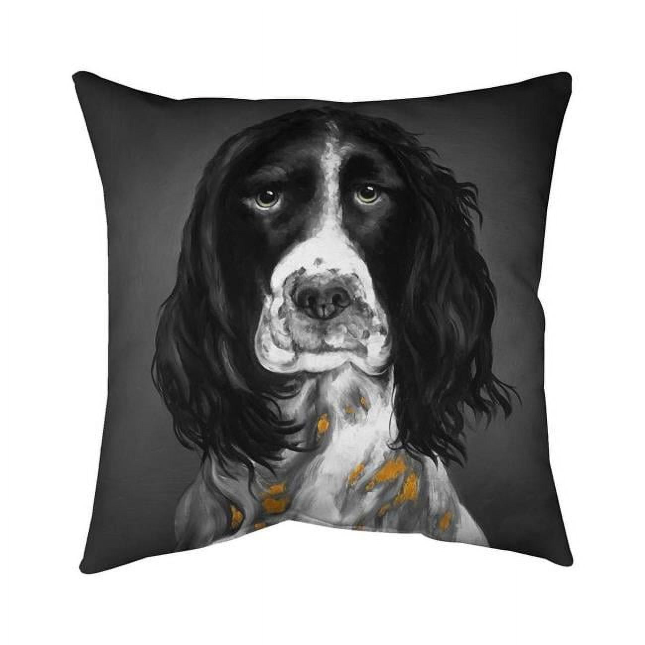 20 x 20 in. Beautiful English Springer Spaniel-Double Sided Print Indoor Pillow Cover