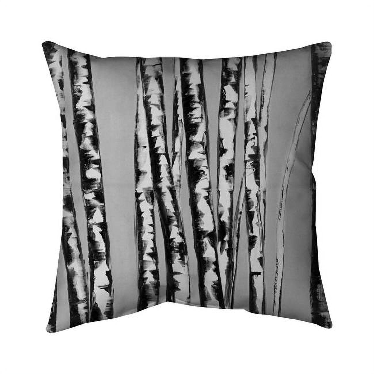 20 x 20 in. Birches Intersecting-Double Sided Print Indoor Pillow Cover