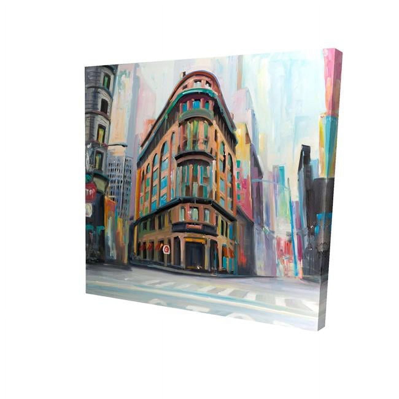 16 x 16 in. Building Architecture In New-York-Print on Canvas