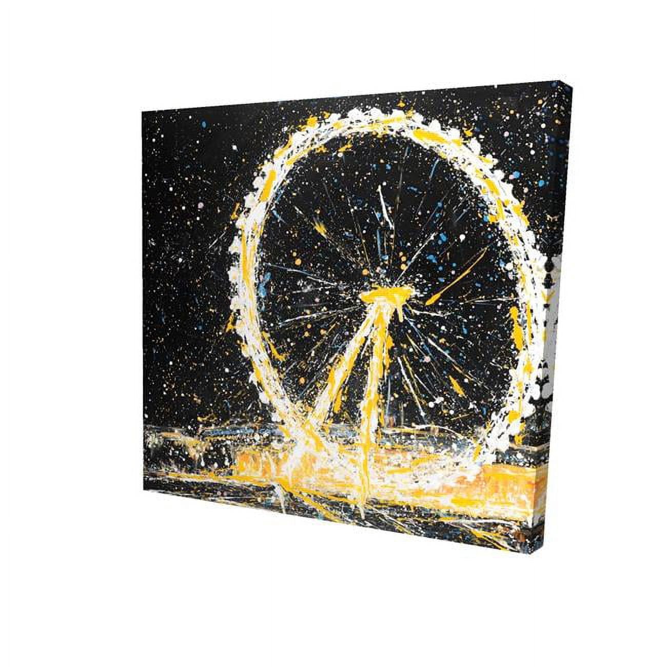16 x 16 in. Abstract London Eye-Print on Canvas