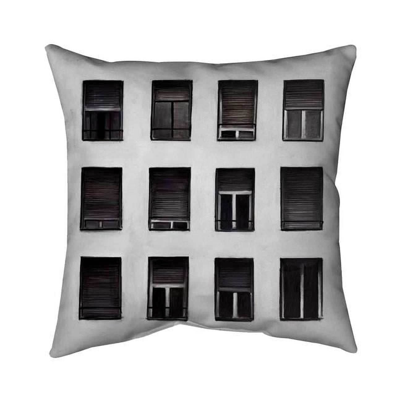 16 x 16 in. Windows-Double Sided Print Indoor Pillow Cover