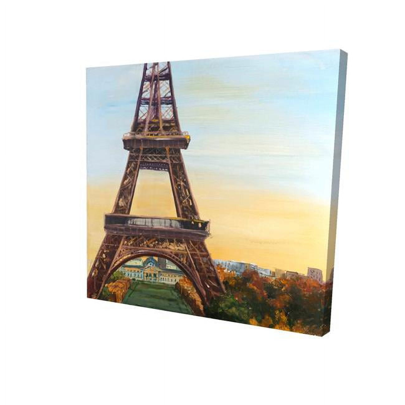 16 x 16 in. Eiffel Tower by Dawn-Print on Canvas