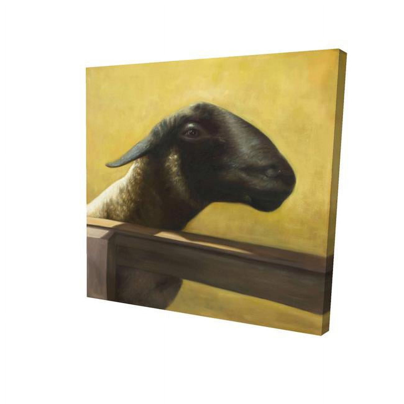 12 x 12 in. Young Ram-Print on Canvas