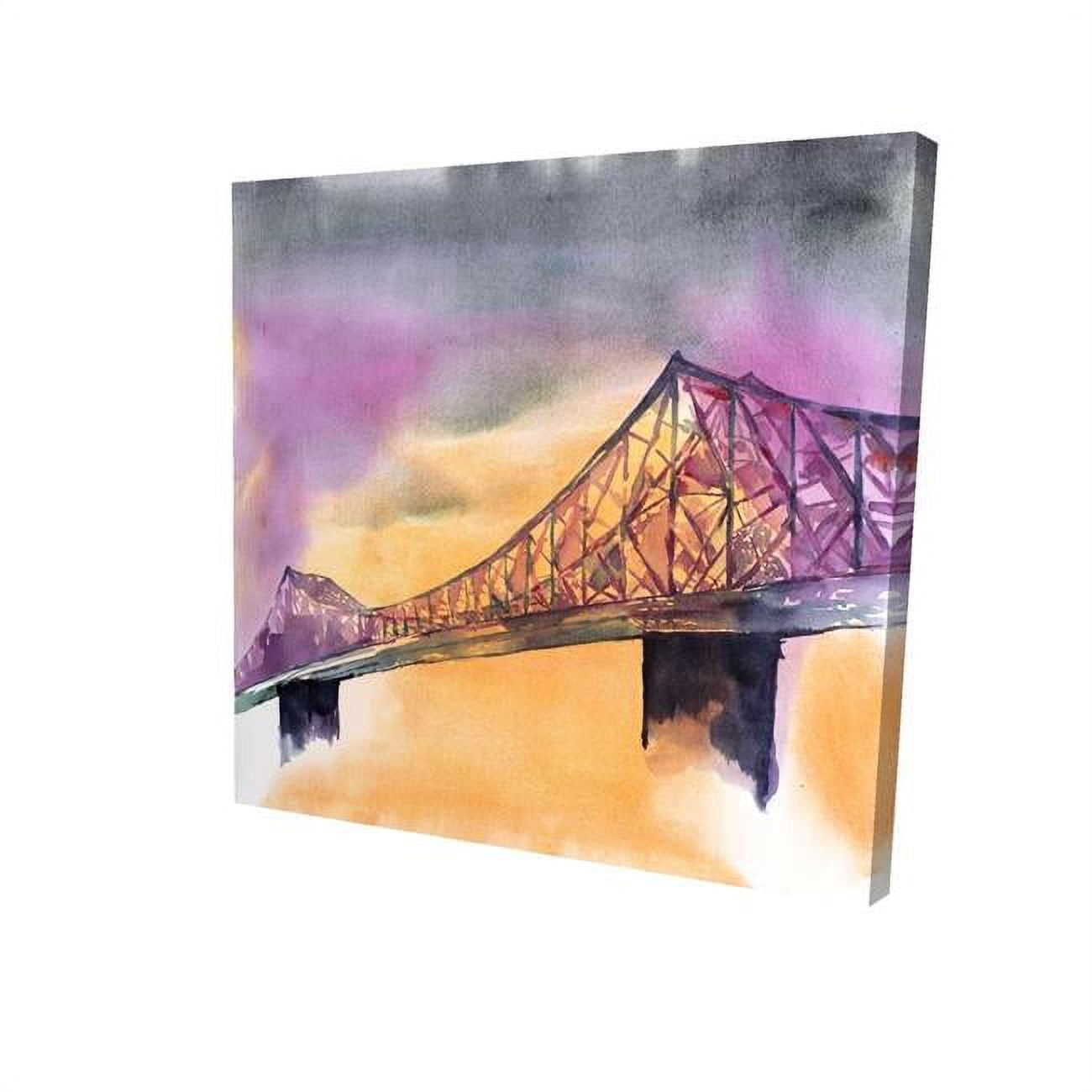 16 x 16 in. Montreal Jacques-Cartier Bridge-Print on Canvas
