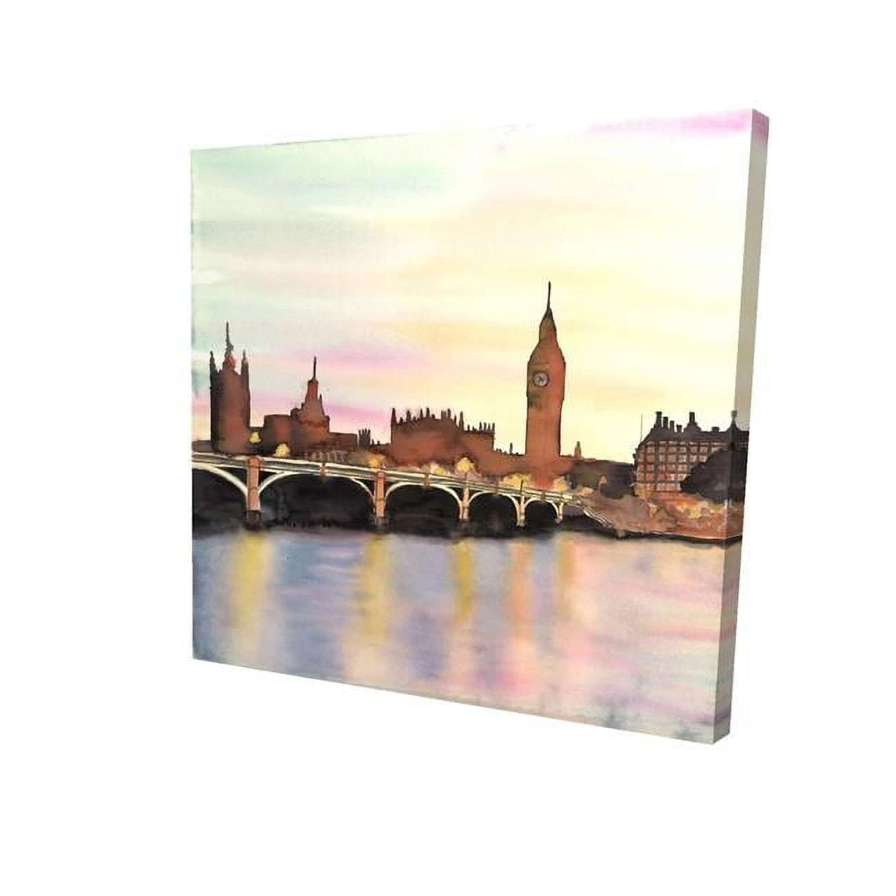 16 x 16 in. Sunset on the Big Ben-Print on Canvas