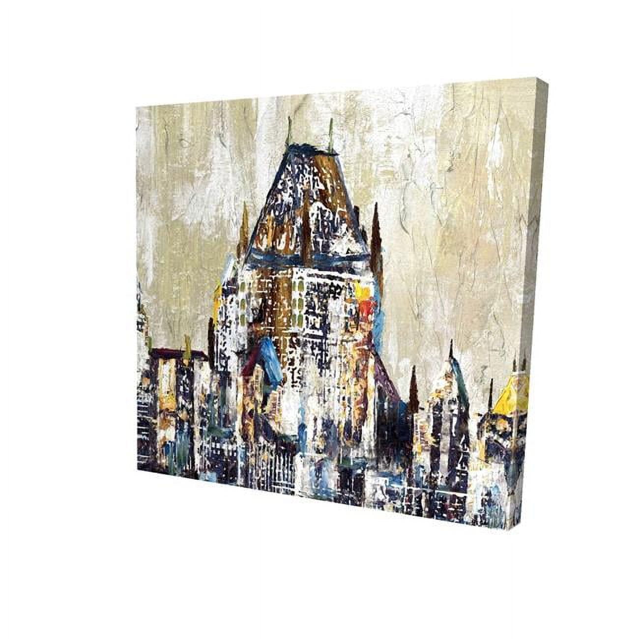 16 x 16 in. Abstract Chgteau Frontenac-Print on Canvas
