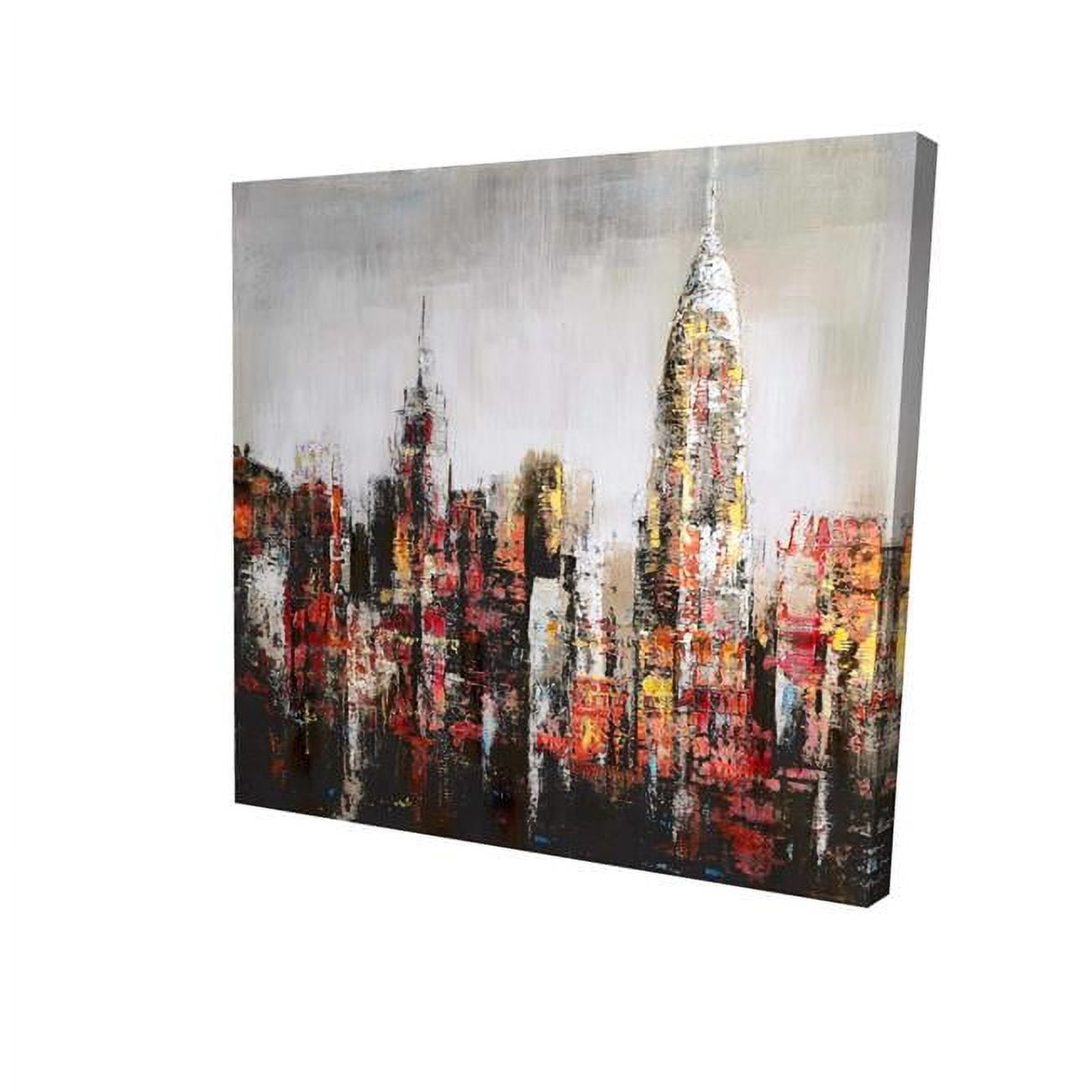 16 x 16 in. Paint Splash City-Print on Canvas