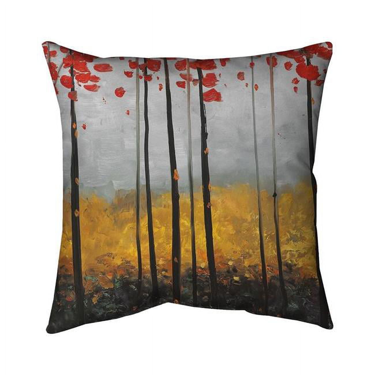18 x 18 in. Abstract Landscape-Double Sided Print Indoor Pillow Cover