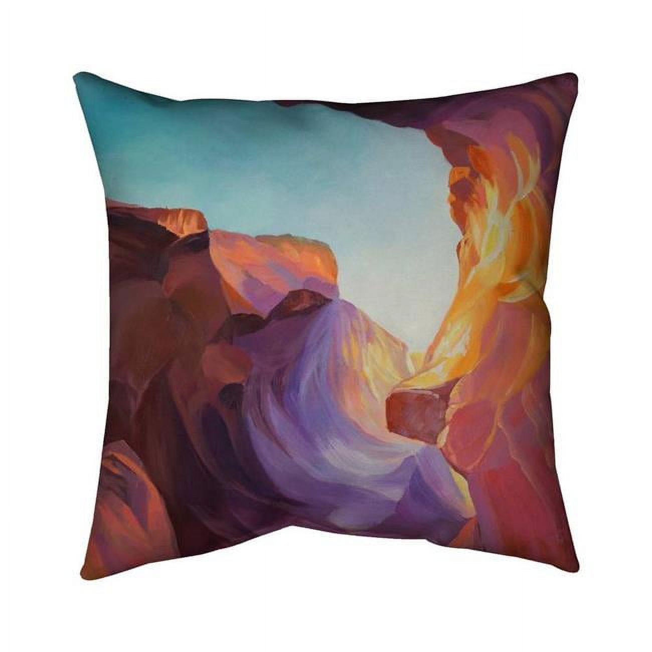 18 x 18 in. Antelope Canyon-Double Sided Print Indoor Pillow Cover