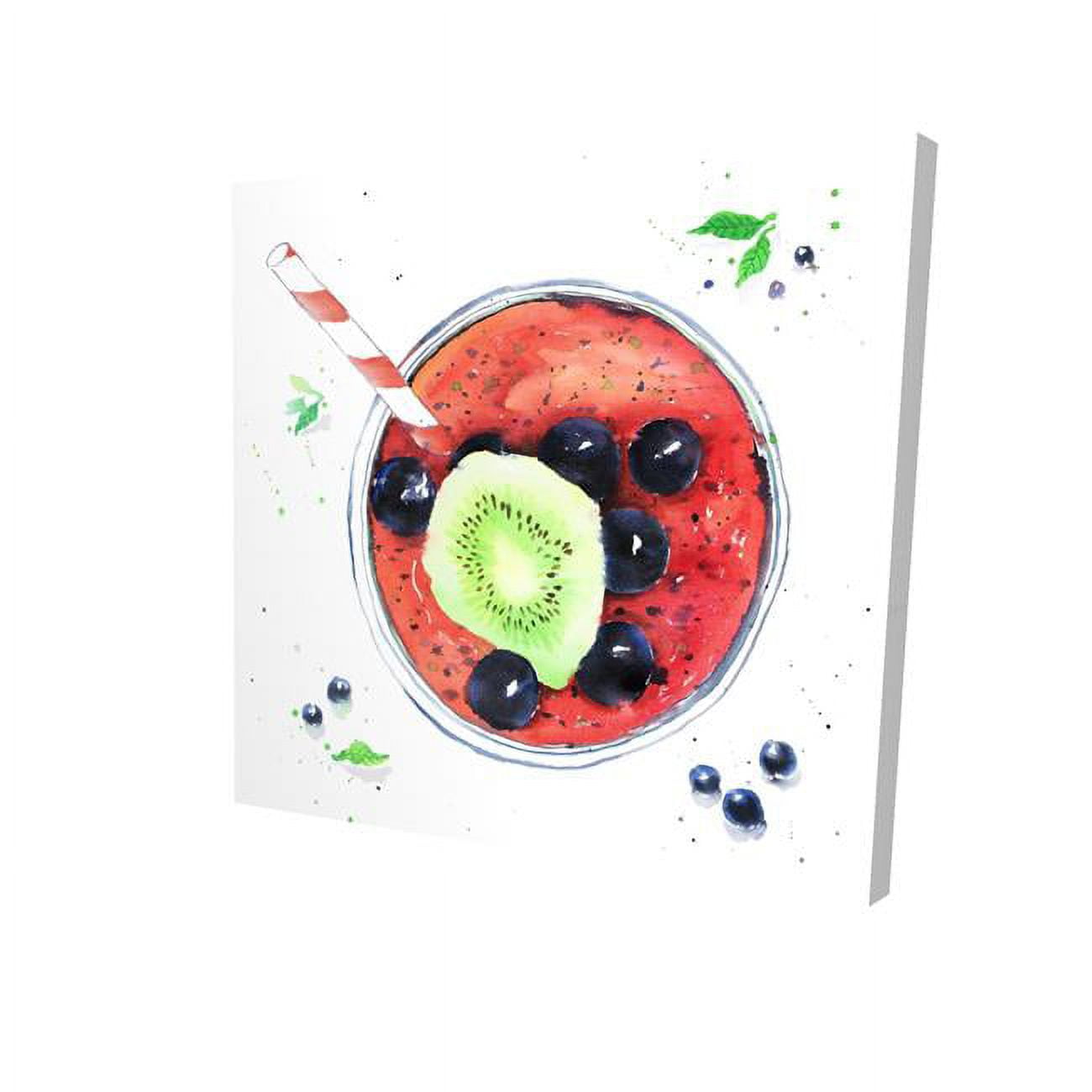 16 x 16 in. Berry Smoothies-Print on Canvas