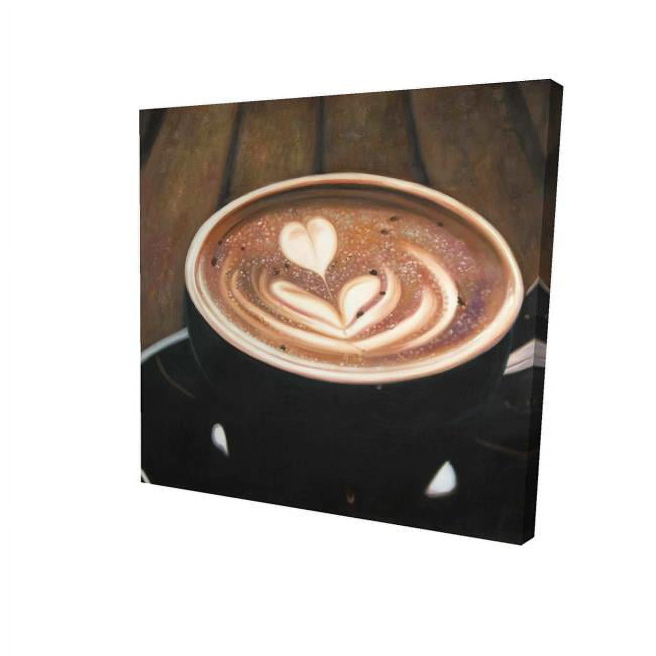 16 x 16 in. Artistic Cappuccino-Print on Canvas