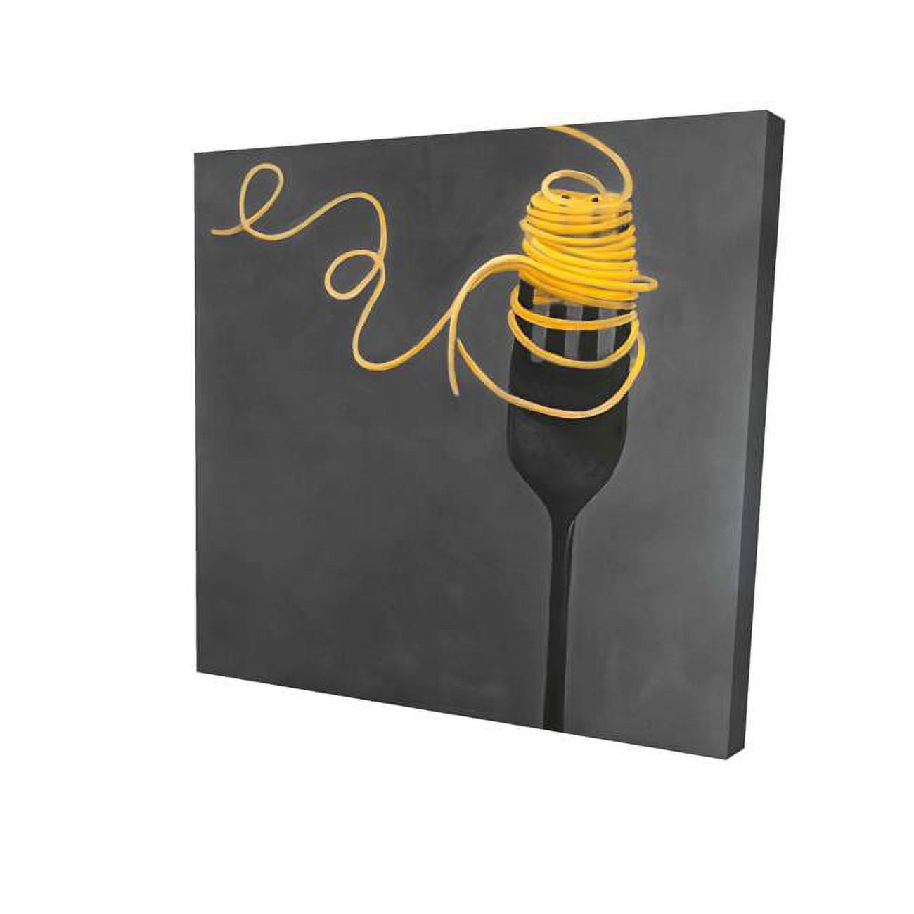 16 x 16 in. Spaghetti Pasta Around A Fork-Print on Canvas
