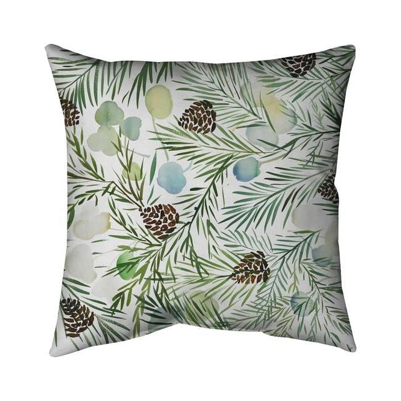 20 x 20 in. Pine Cone Pattern-Double Sided Print Indoor Pillow Cover