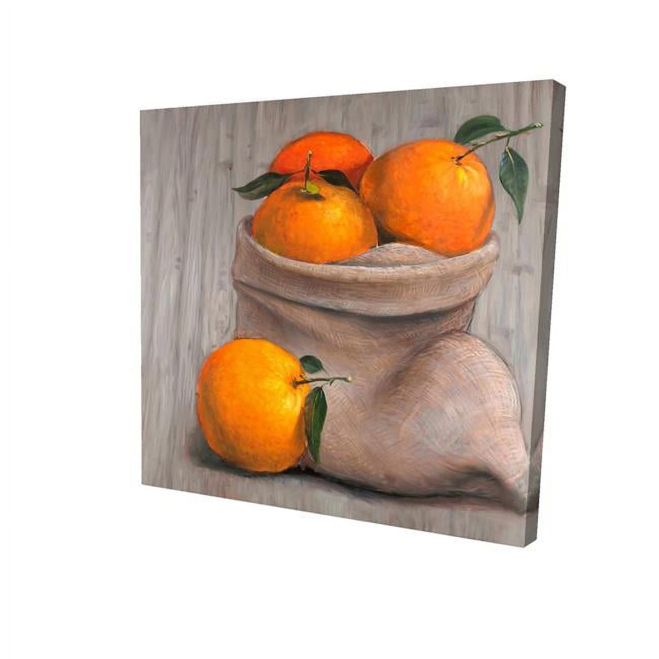16 x 16 in. Bag of Oranges-Print on Canvas