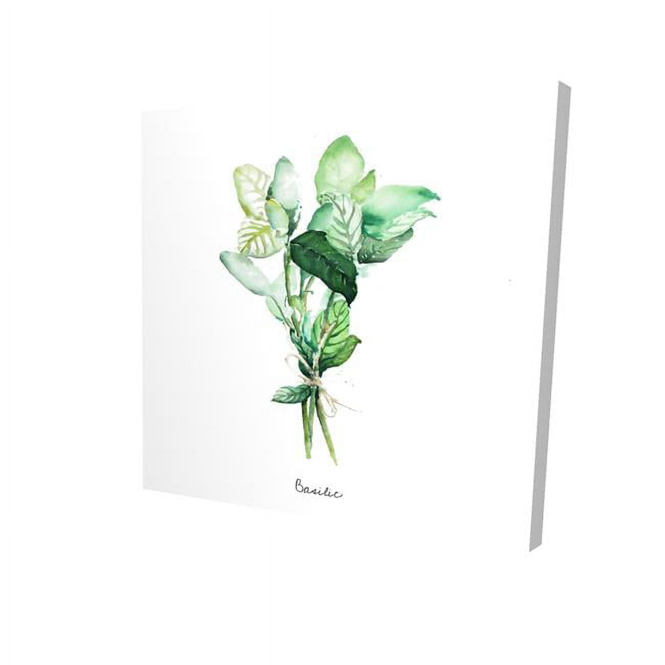 16 x 16 in. Tied Up Basil Leaves Bundle-Fr-Print on Canvas