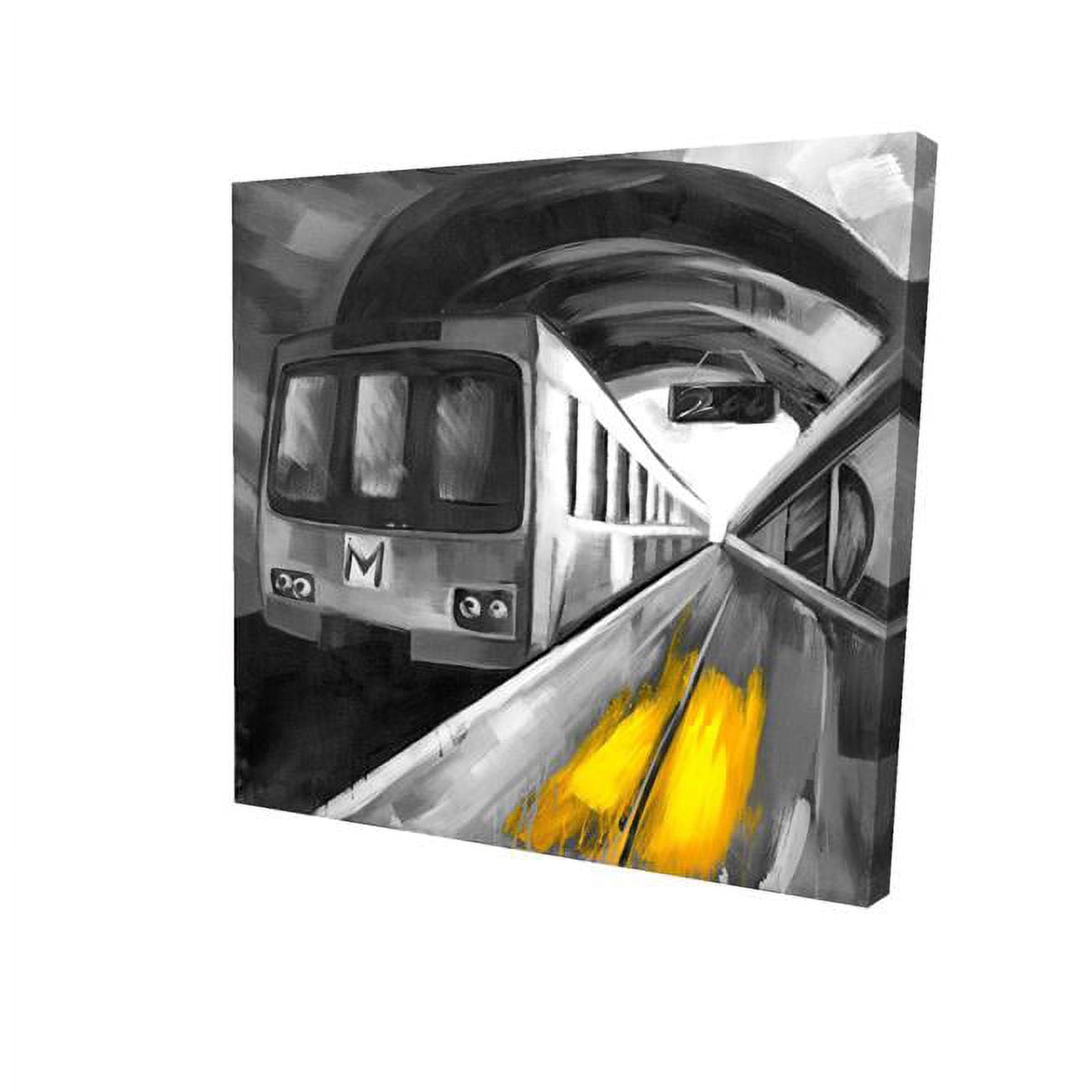 16 x 16 in. Urban Life-Print on Canvas