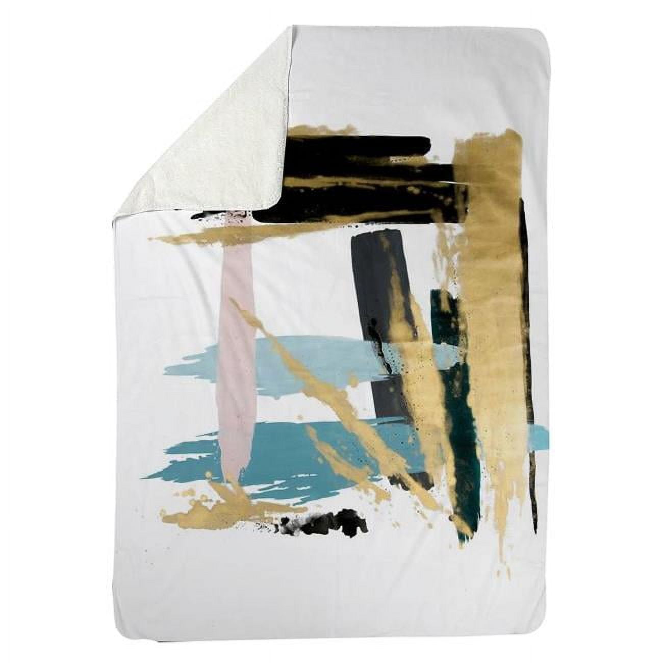 60 x 80 in. Pastel Stroke-Sherpa Fleece Blanket
