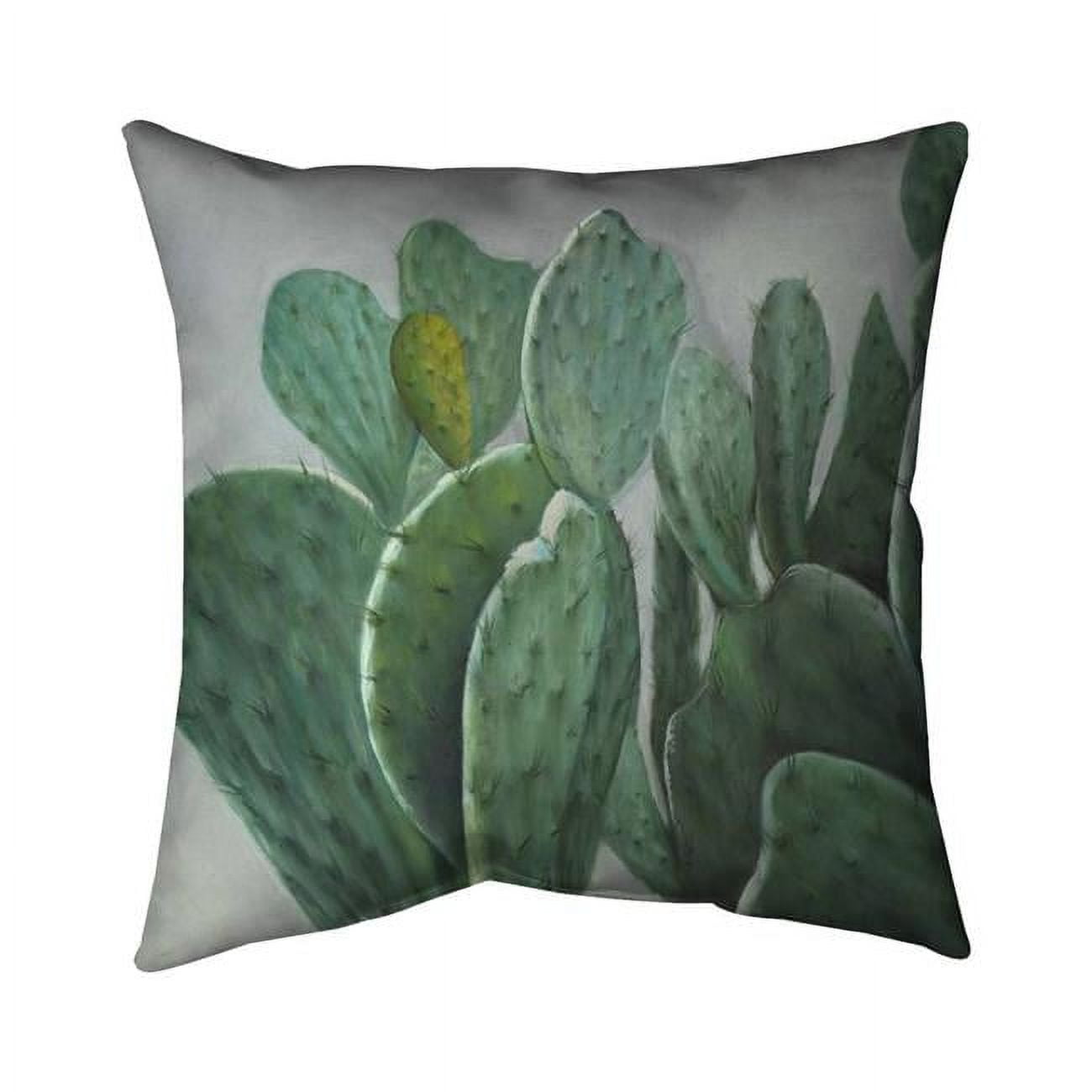 26 x 26 in. Paddle Cactus-Double Sided Print Indoor Pillow Cover