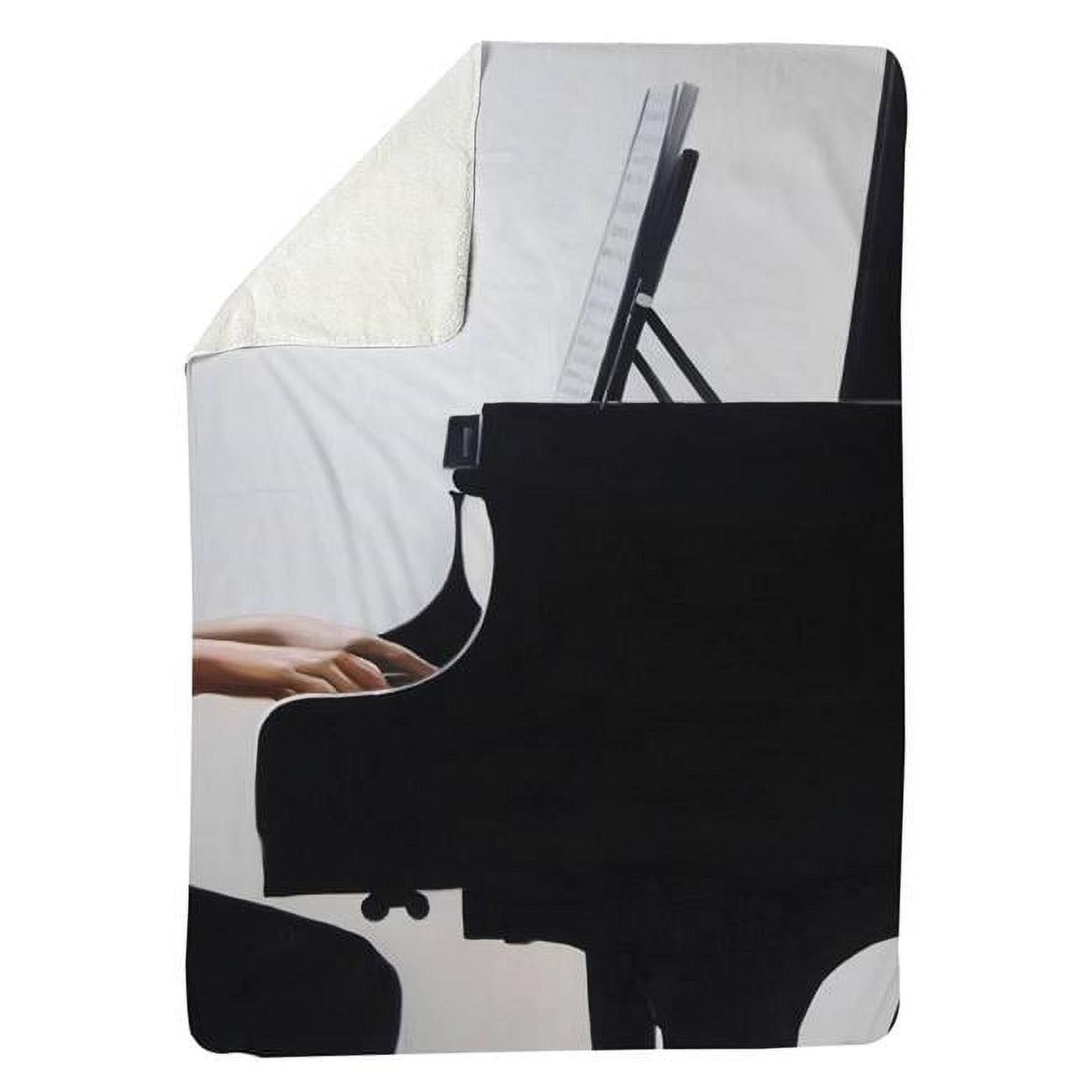 60 x 80 in. Melody-Sherpa Fleece Blanket