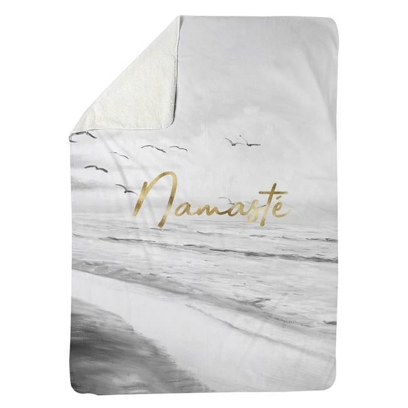 60 x 80 in. Namaste-Sherpa Fleece Blanket