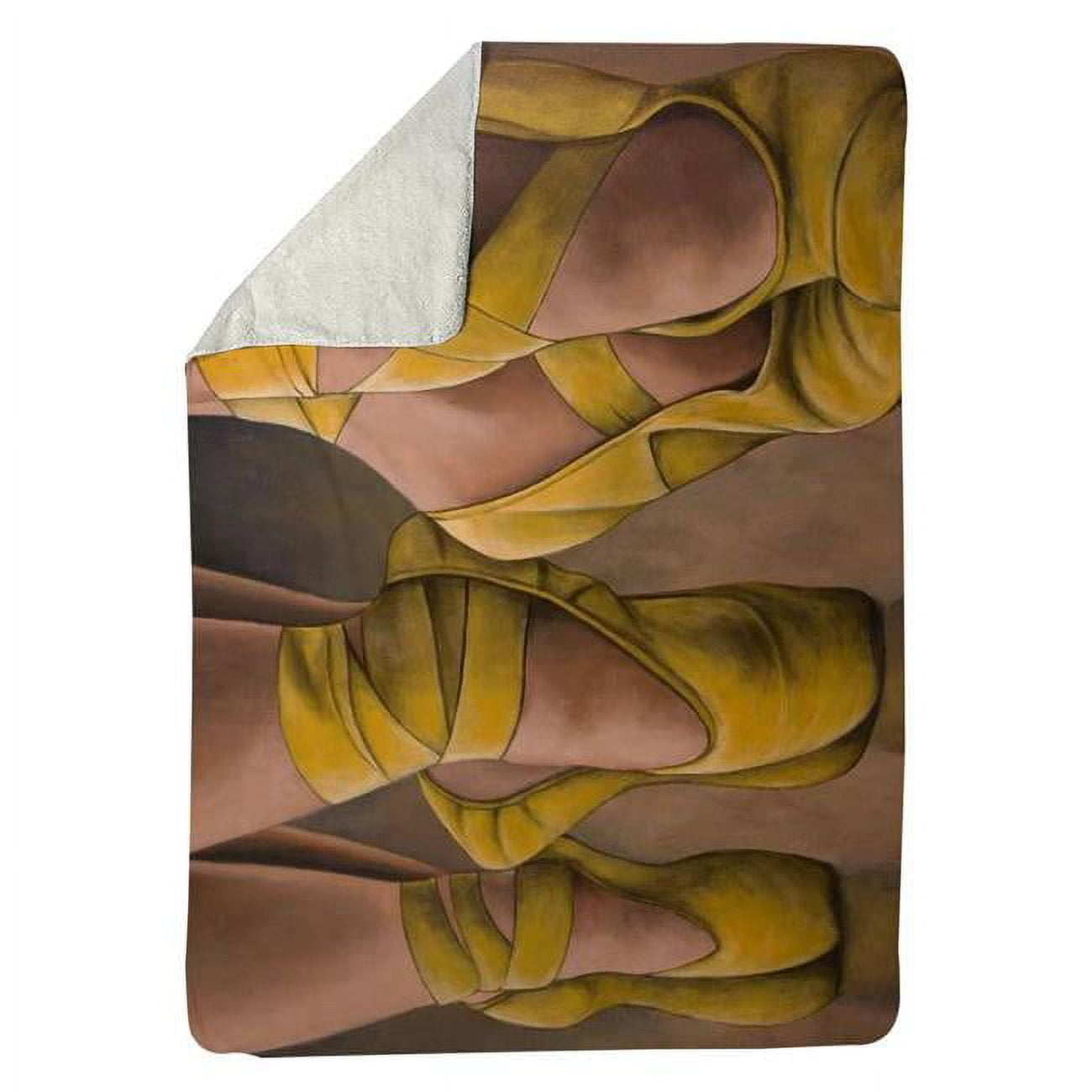 60 x 80 in. Synchronized Ballerinas-Sherpa Fleece Blanket