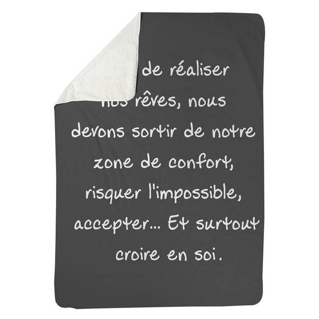 60 x 80 in. Make Our Dreams Come True-Sherpa Fleece Blanket