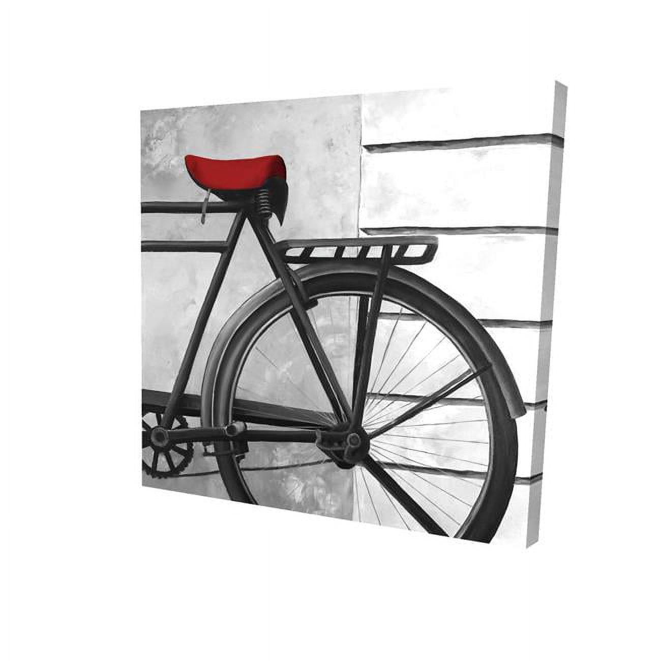 16 x 16 in. Rear Bicycle-Print on Canvas