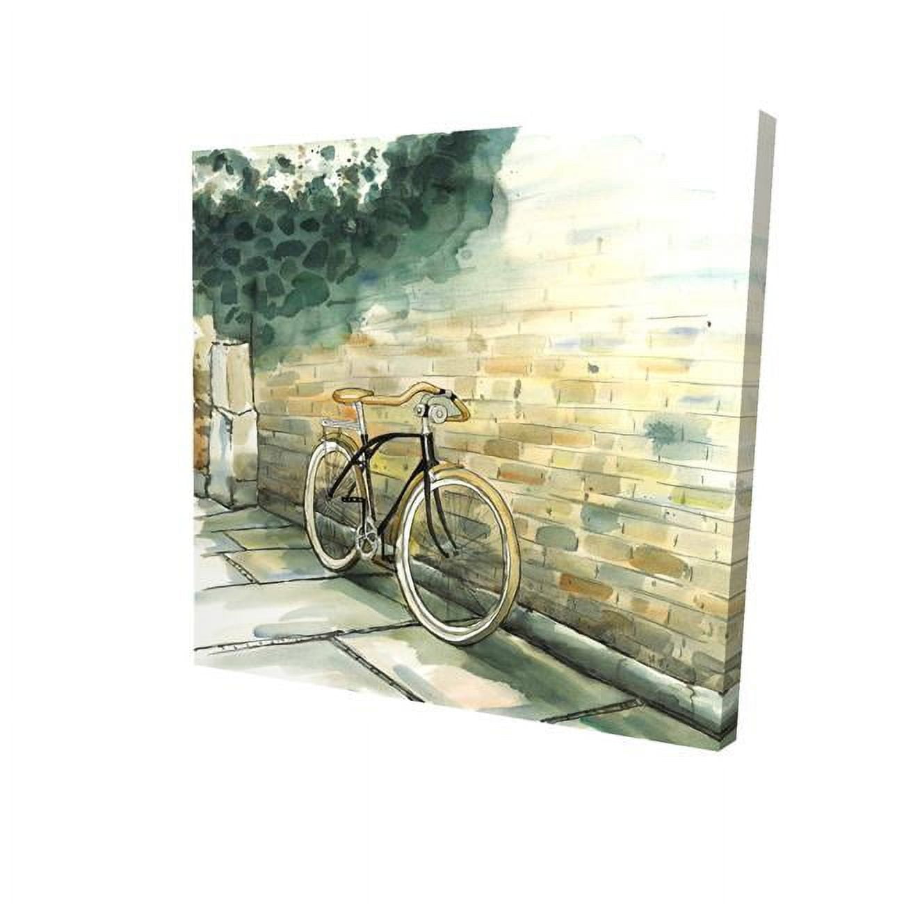 16 x 16 in. Old Urban Bicycle-Print on Canvas