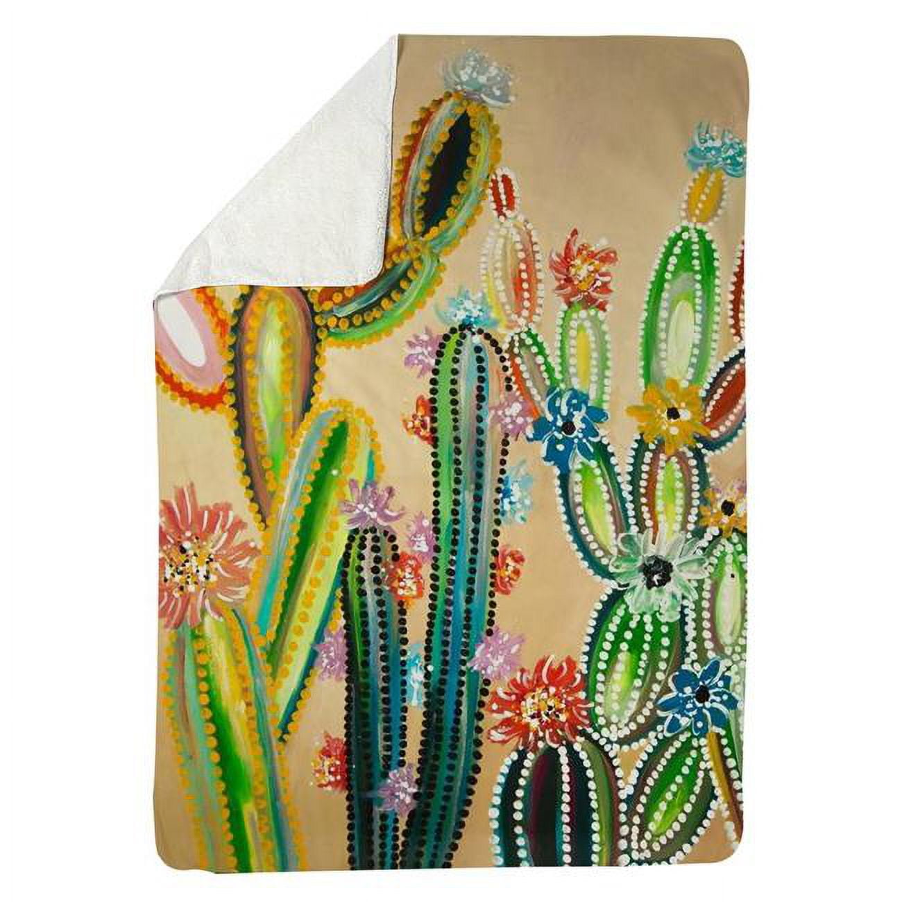 60 x 80 in. Desert Gems-Sherpa Fleece Blanket