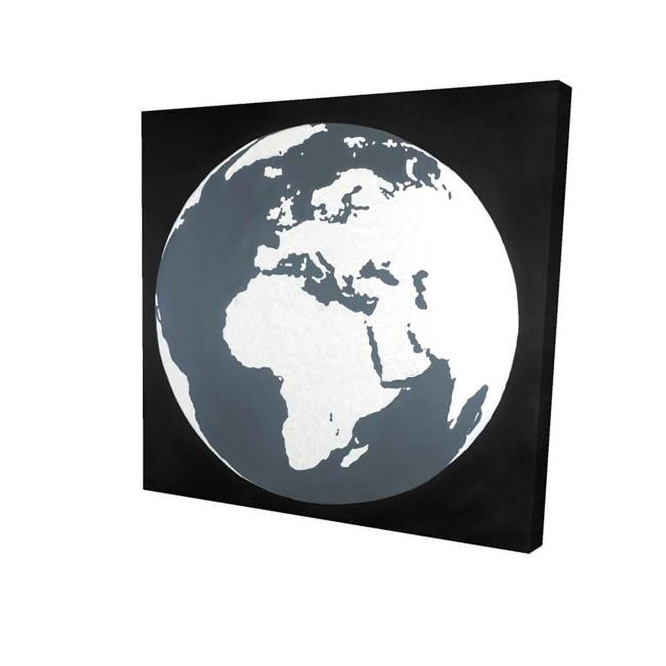 16 x 16 in. Earth-Print on Canvas