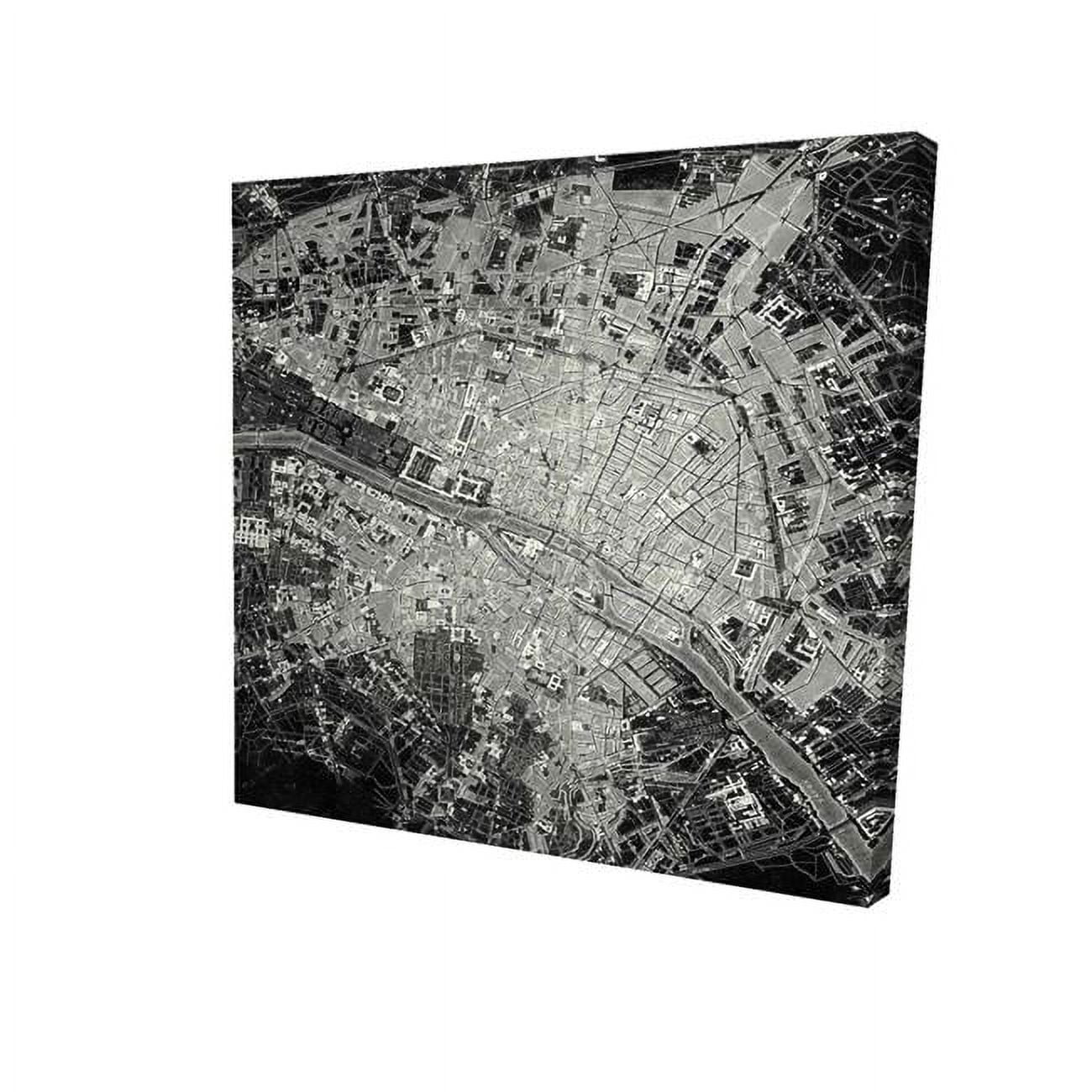 16 x 16 in. Airplane Satellite View-Print on Canvas