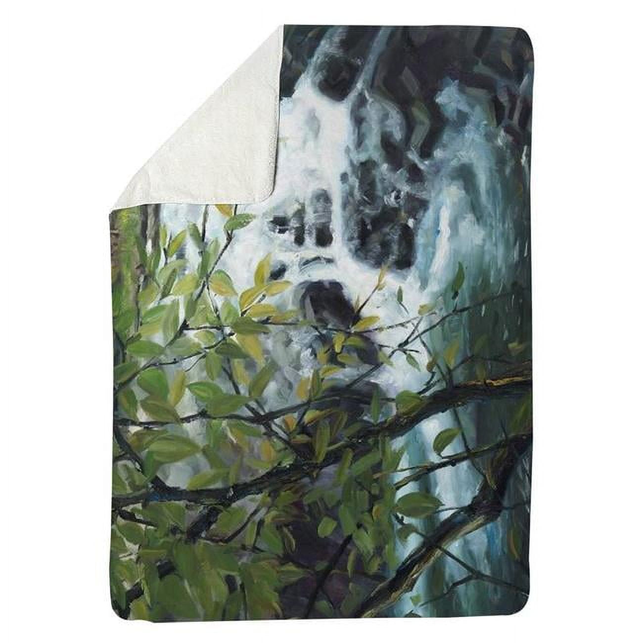 60 x 80 in. Peaceful Fall-Sherpa Fleece Blanket