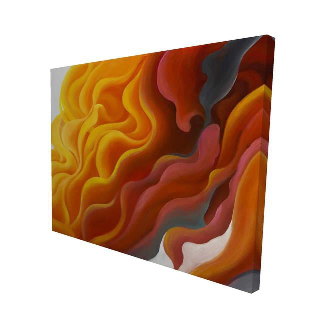 16 x 20 in. Colorful Smoke-Print on Canvas