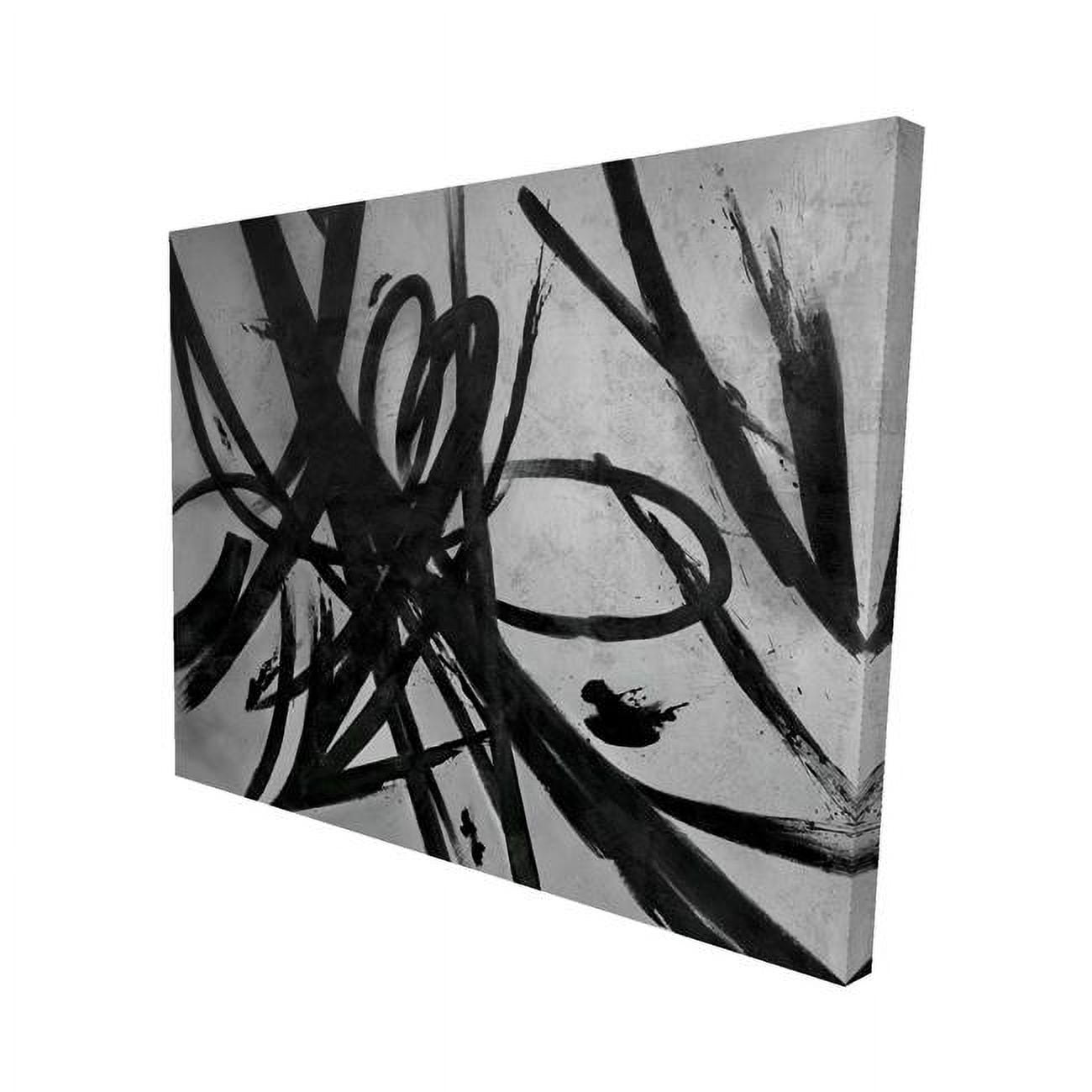 16 x 20 in. Circular Strokes-Print on Canvas