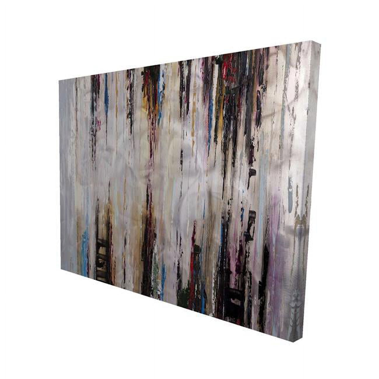 16 x 20 in. Abstract Runny Paint-Print on Canvas