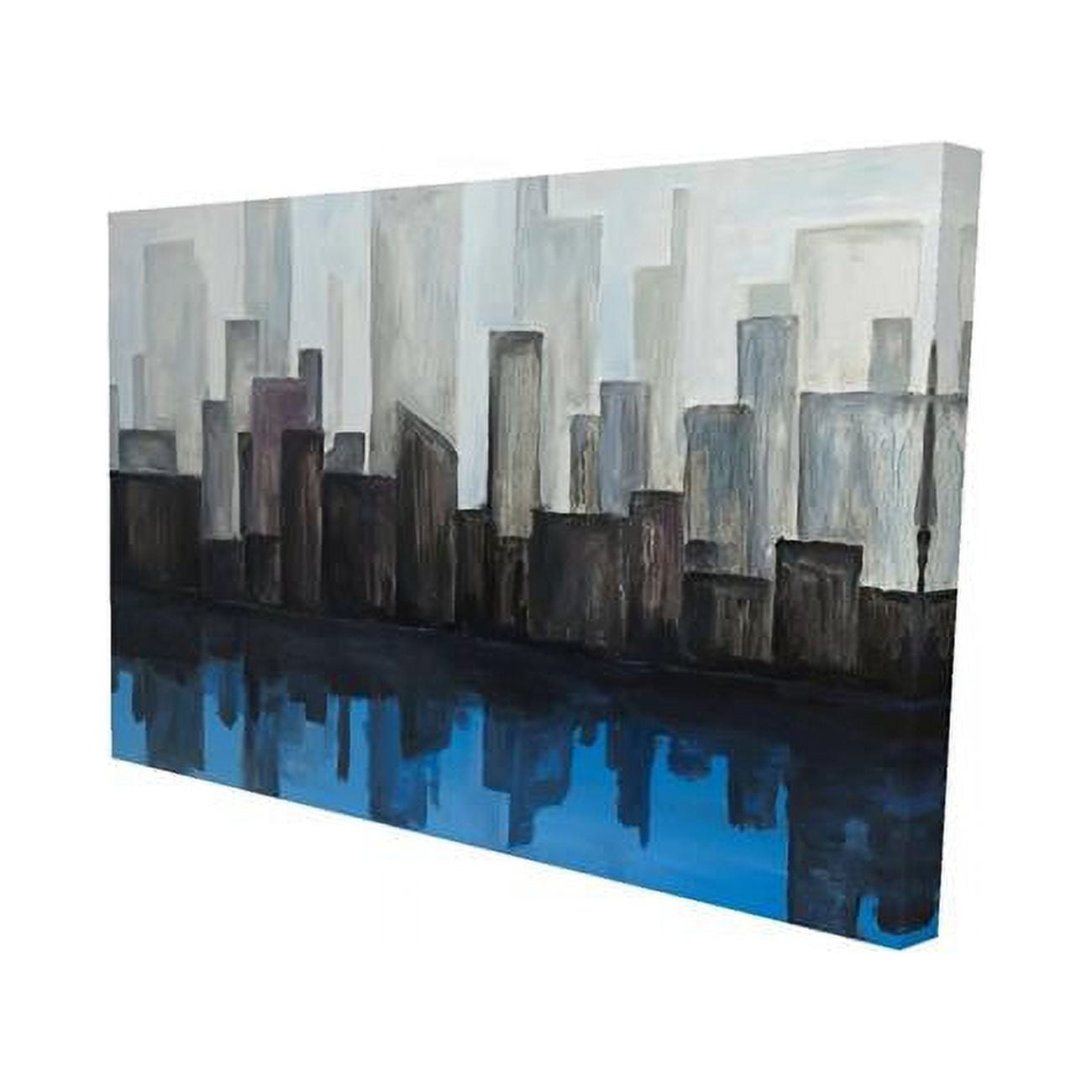 20 x 30 in. Blue City-Print on Canvas