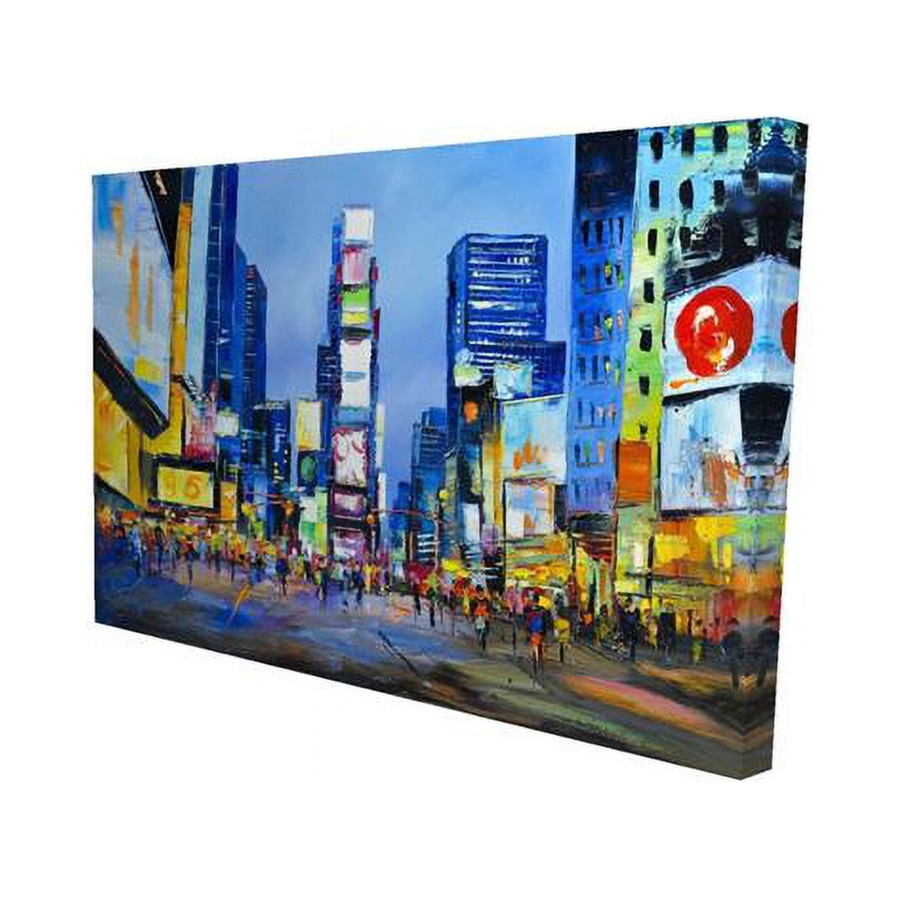 20 x 30 in. Cityscape In Times Square-Print on Canvas