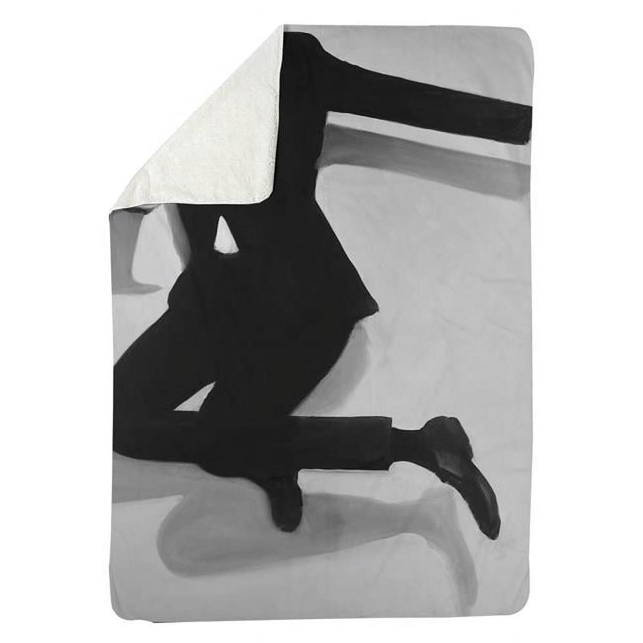 60 x 80 in. Classical Jumping Man-Sherpa Fleece Blanket