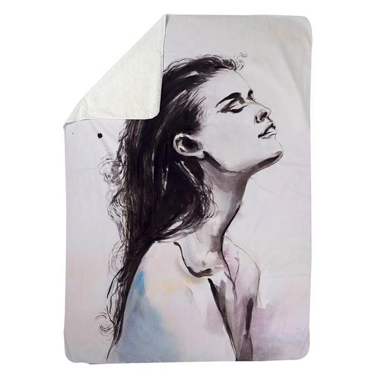 60 x 80 in. Bare Skin-Sherpa Fleece Blanket