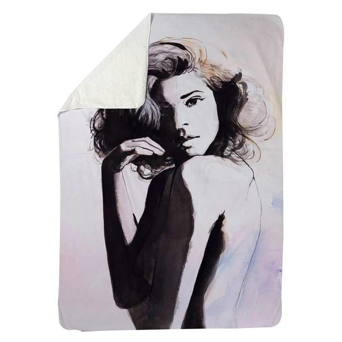 60 x 80 in. Almost Nude-Sherpa Fleece Blanket