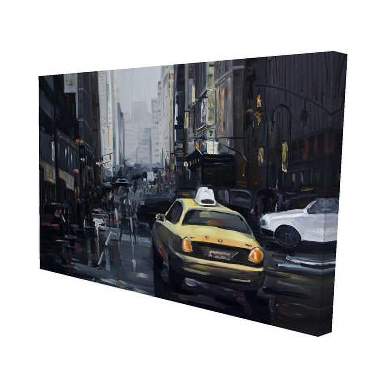 20 x 30 in. New York in the Dark-Print on Canvas