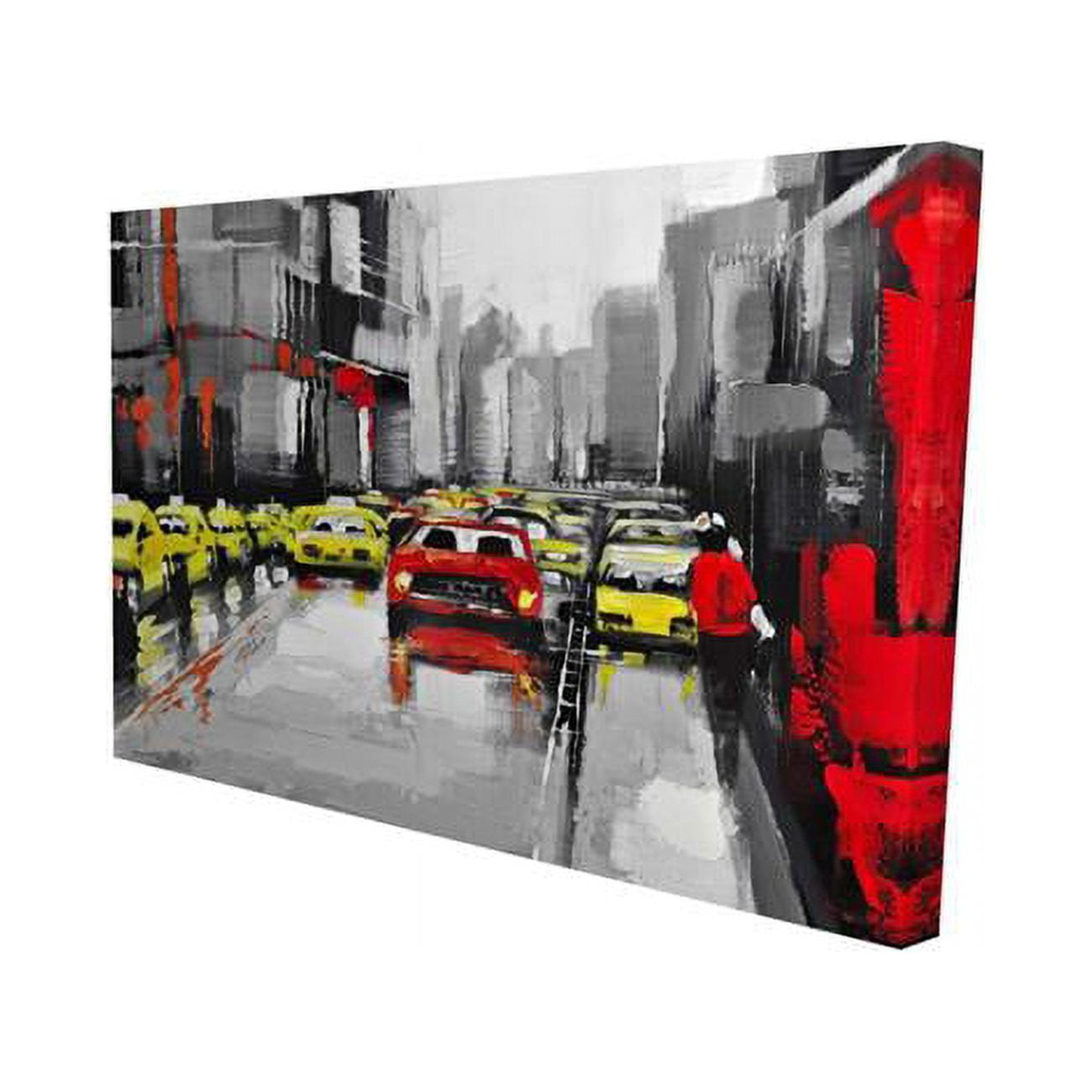 20 x 30 in. Abstract Traffic by A Rainy Day-Print on Canvas