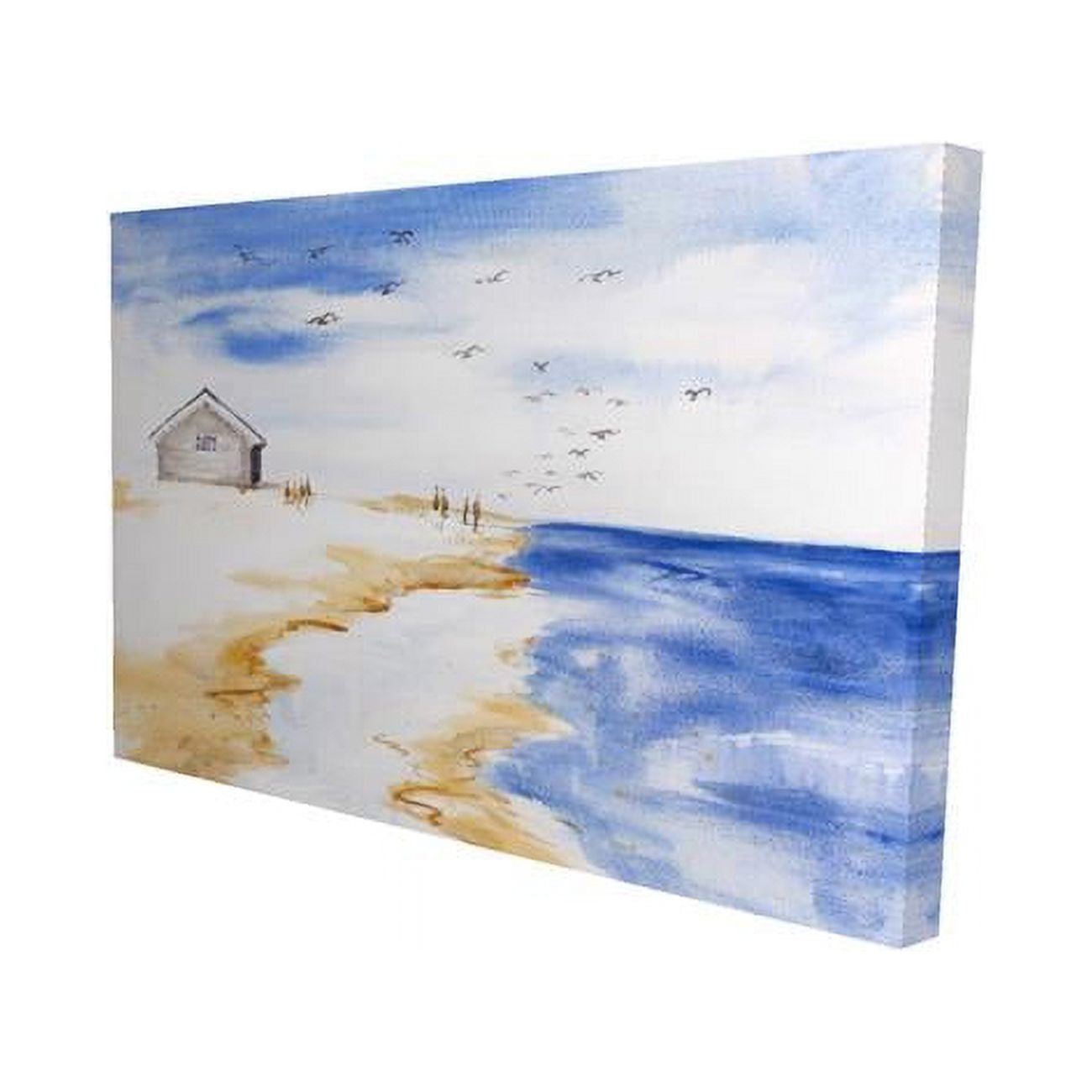 20 x 30 in. House on the Beach-Print on Canvas