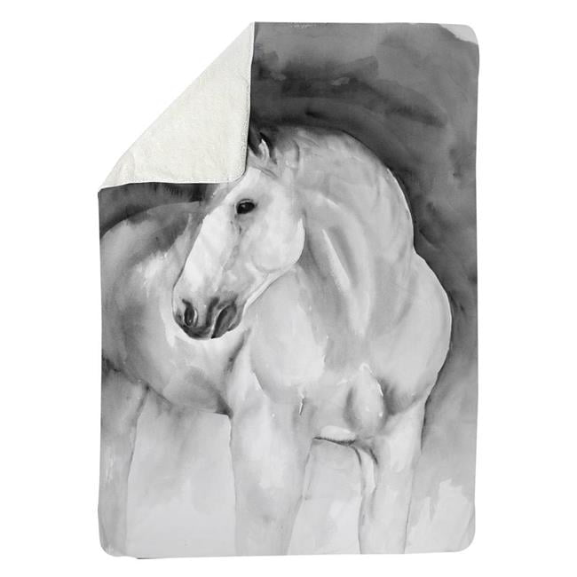 60 x 80 in. Beauty-Sherpa Fleece Blanket