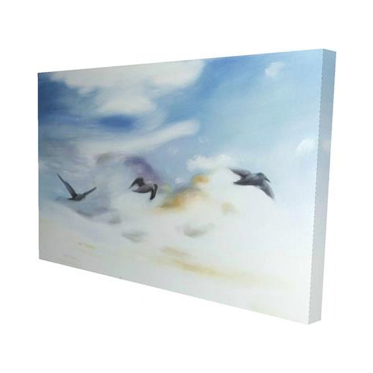 20 x 30 in. Birds in the Sky-Print on Canvas