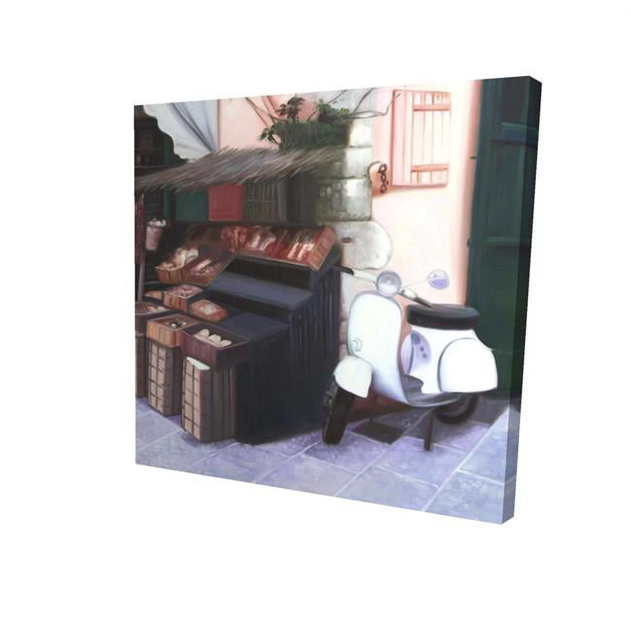 12 x 12 in. Kiosk In Italy-Print on Canvas