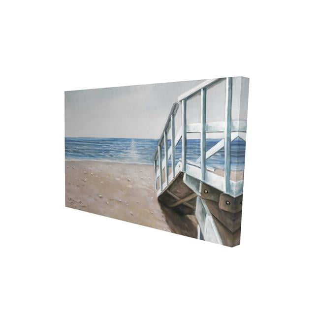 20 x 30 in. Soft Seaside Landscape-Print on Canvas