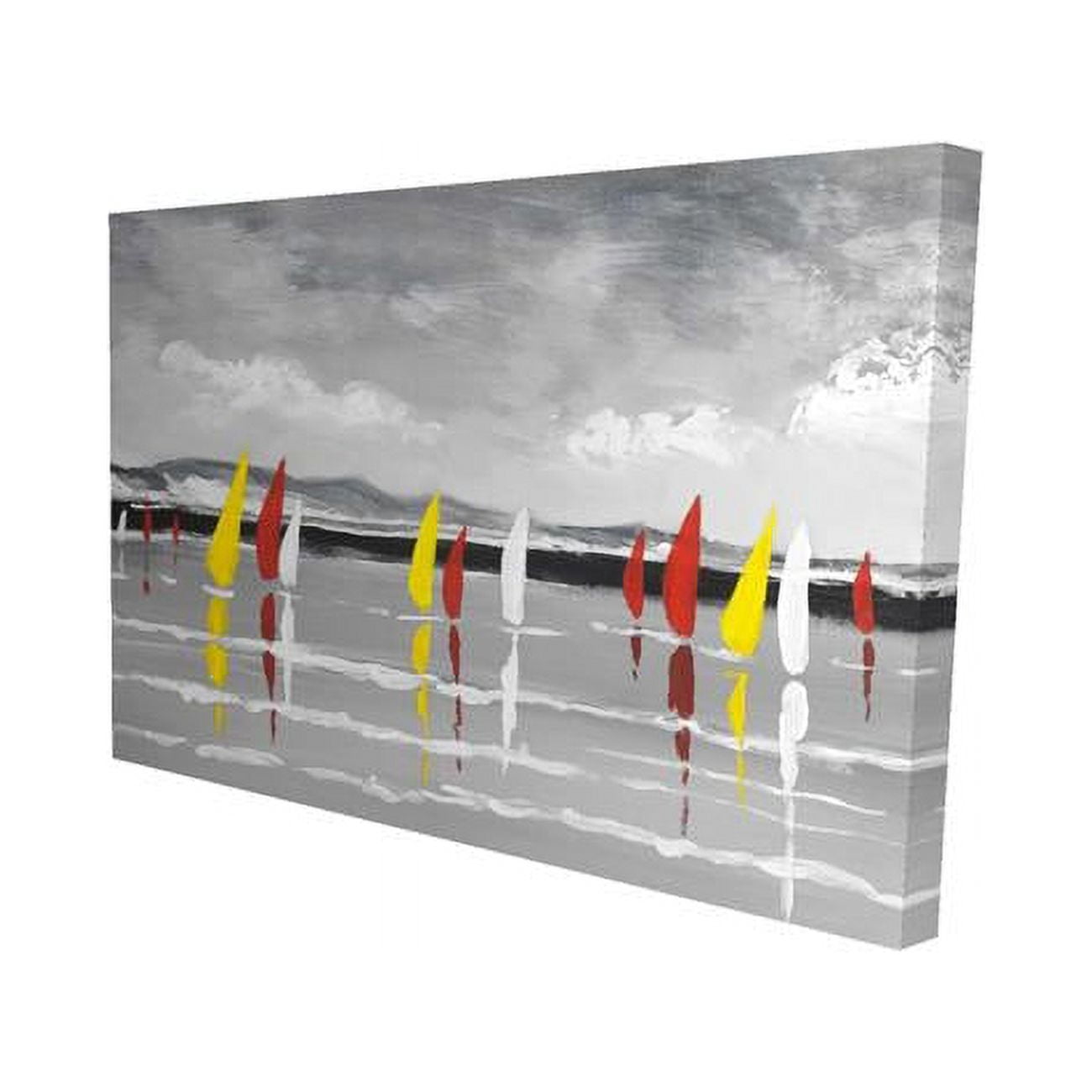 20 x 30 in. Sailing on the Lake-Print on Canvas